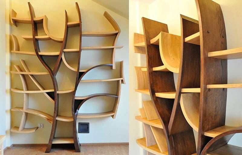 20 идей красивой и необычной мебели из дерева