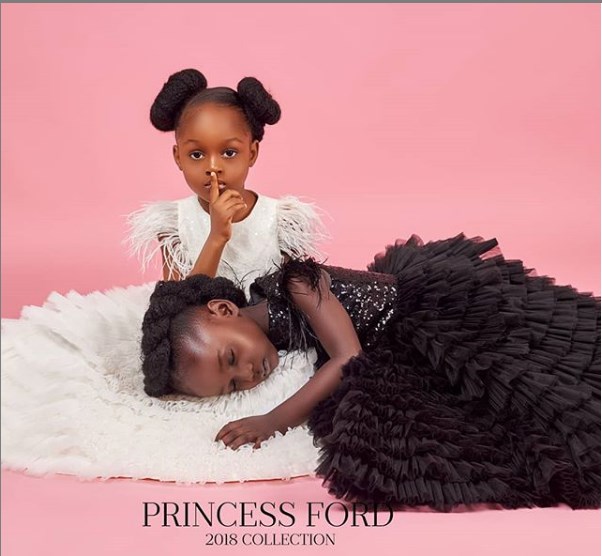 5-летняя девочка стала самой красивой моделью в Нигерии. Ее снимки восхищают.