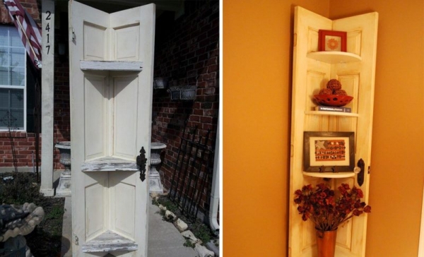 Старой двери — новую жизнь! 26 впечатляющих идей для дома и дачи