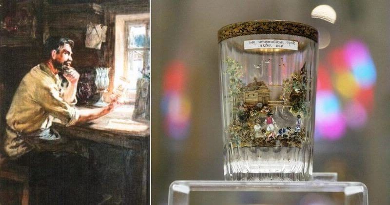 Более 200 лет назад крепостной Вершинин создавал уникальные стаканы, секрет которых до сих пор не разгадан
