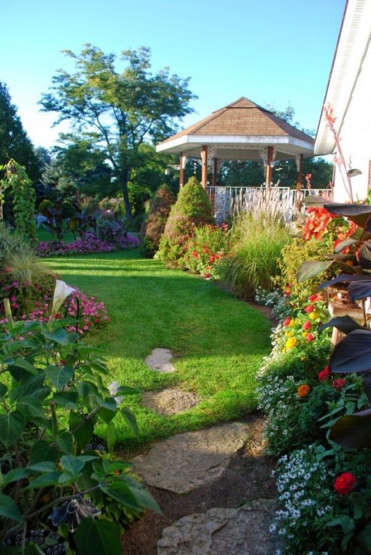 Вдохновляющие идеи дизайна садовых двориков