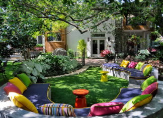 Как украсить двор Как украсить двор