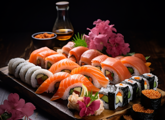 Почему стоит выбрать доставку роллов на дом?